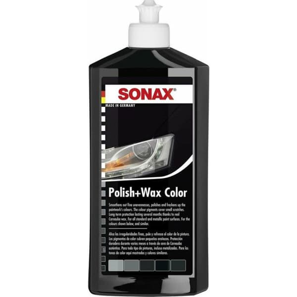 Sonax 296.100 Polish och Wax black 500ml