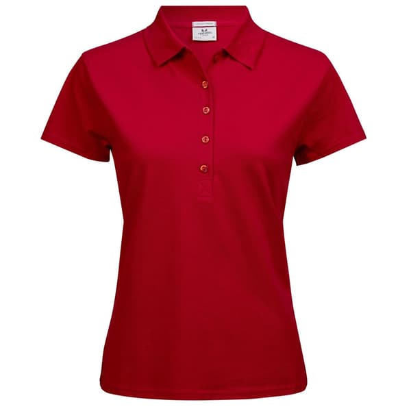 Tee Jays Womens/Ladies Luxury Stretch kortärmad polotröja