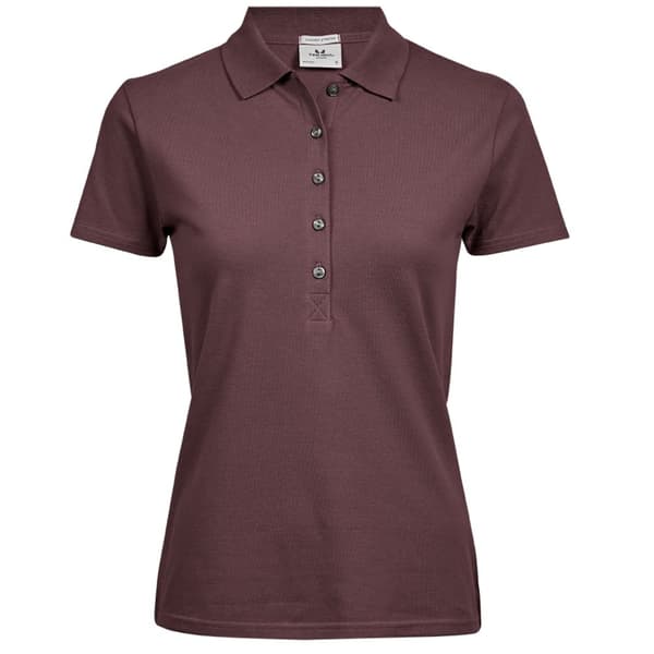 Tee Jays Womens/Ladies Luxury Stretch kortärmad polotröja Grape 3XL