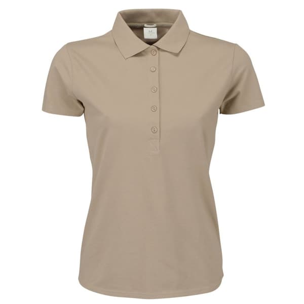 Tee Jays Womens/Ladies Luxury Stretch kortärmad polotröja