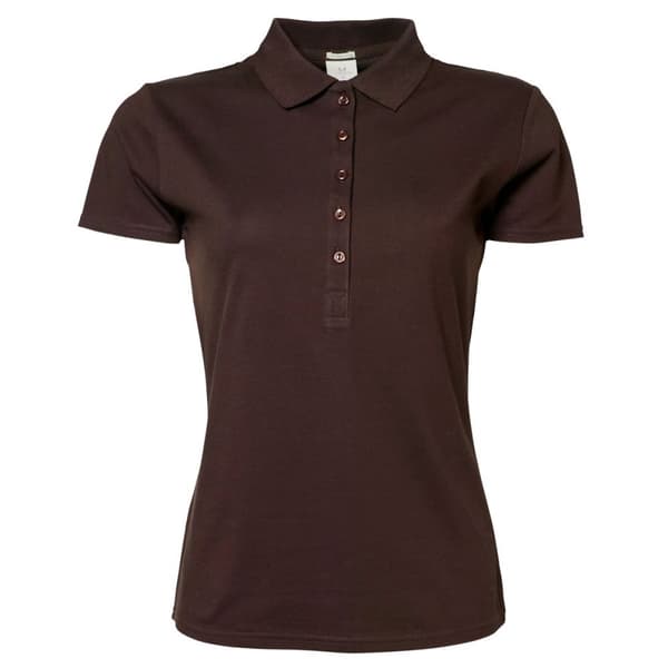 Tee Jays Womens/Ladies Luxury Stretch kortärmad polotröja