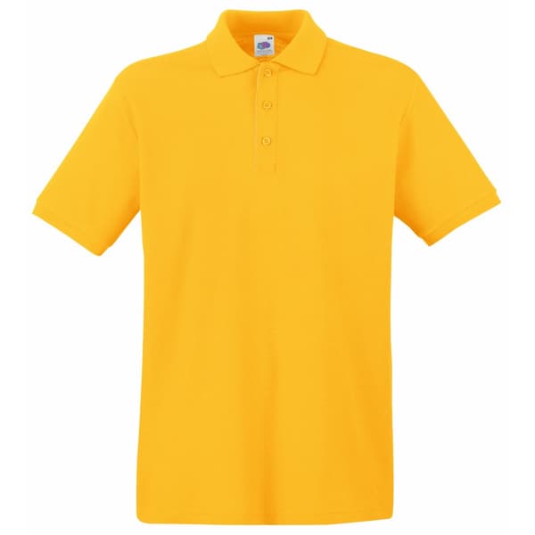Fruit Of The Loom Premium Mens Short Sleeve Polo Shirt