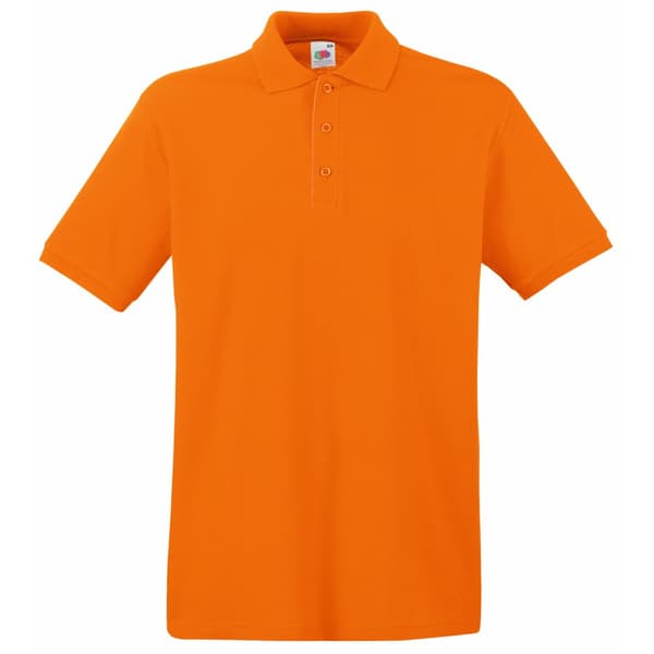 Fruit Of The Loom Premium Mens Short Sleeve Polo Shirt
