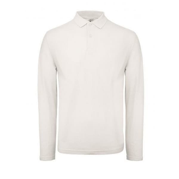 B&C ID.001 Mens Long Sleeve Polo