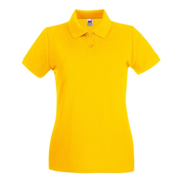 Fruit of the Loom Womens/Ladies Premium Fitted Short-Sleeved Polo Shirt