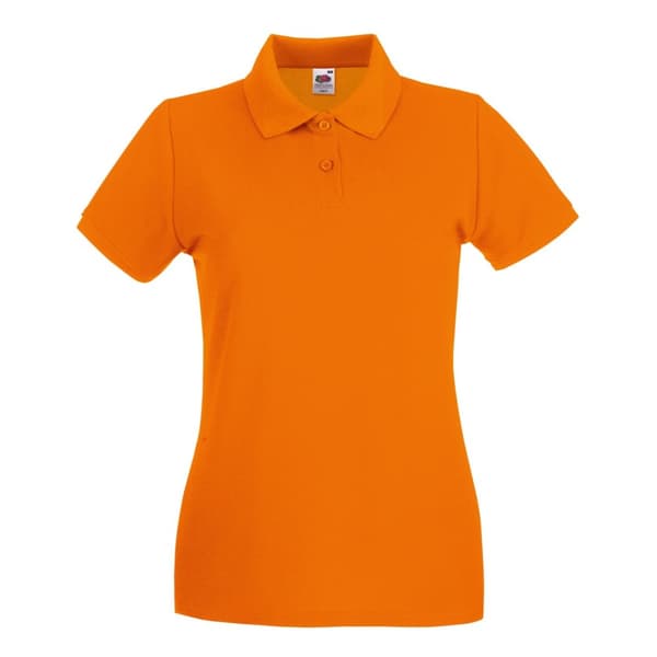 Fruit of the Loom Kortärmad polotröja, Premium Fitted, dam/dam