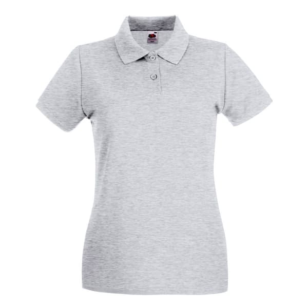 Fruit of the Loom Kortärmad polotröja, Premium Fitted, dam/dam