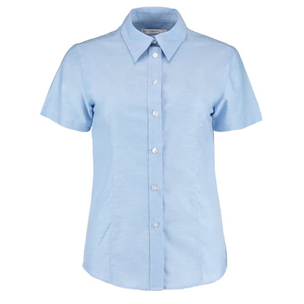 Kustom Kit Ladies Workwear Oxford Short Sleeve Shirt