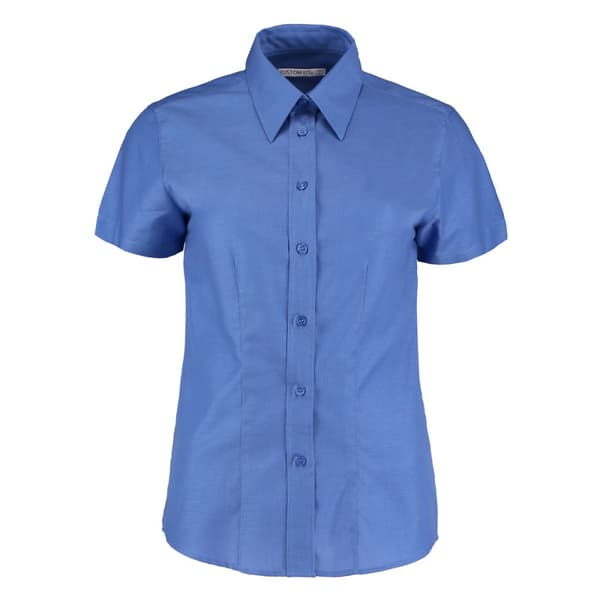 Kustom Kit Ladies Workwear Oxford kortärmad skjorta