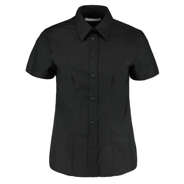 Kustom Kit Ladies Workwear Oxford Short Sleeve Shirt