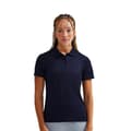Miniatyrbillede 3 af 3: Tri Dri poloshirt med paneler med korte ærmer til kvinder/damer