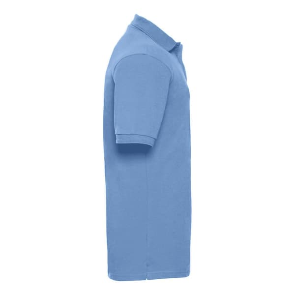 Russell Mens Ripple Collar & Cuff Short Sleeve Polo Shirt