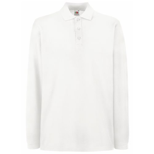 Bild av Fruit of the Loom Långärmad poloskjorta för män