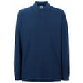 Miniatyrbilde 1 av 2: Fruit Of The Loom Mens Premium Long Sleeve Polo Shirt