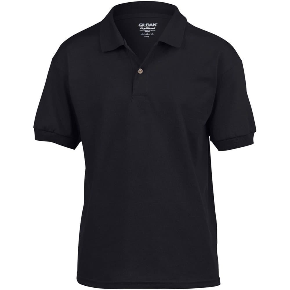 Gildan DryBlend Childrens Unisex Jersey Polo Shirt för barn (2 st.)