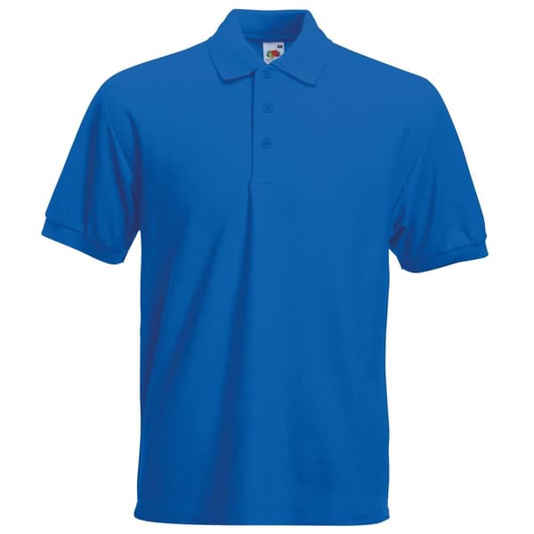 Fruit of the Loom Herre 65/35 Heavyweight Pique kortærmet poloshirt med korte ærmer