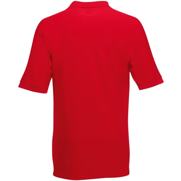 Fruit of the Loom Herre 65/35 Heavyweight Pique kortærmet poloshirt med korte ærmer