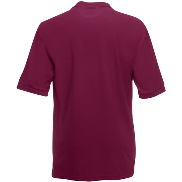 Fruit of the Loom Herre 65/35 Heavyweight Pique kortærmet poloshirt med korte ærmer