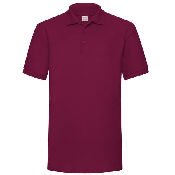 Fruit of the Loom Herre 65/35 Heavyweight Pique kortærmet poloshirt med korte ærmer
