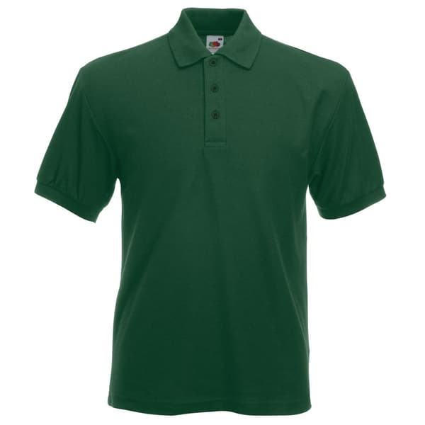 Fruit of the Loom Herre 65/35 Heavyweight Pique kortærmet poloshirt med korte ærmer