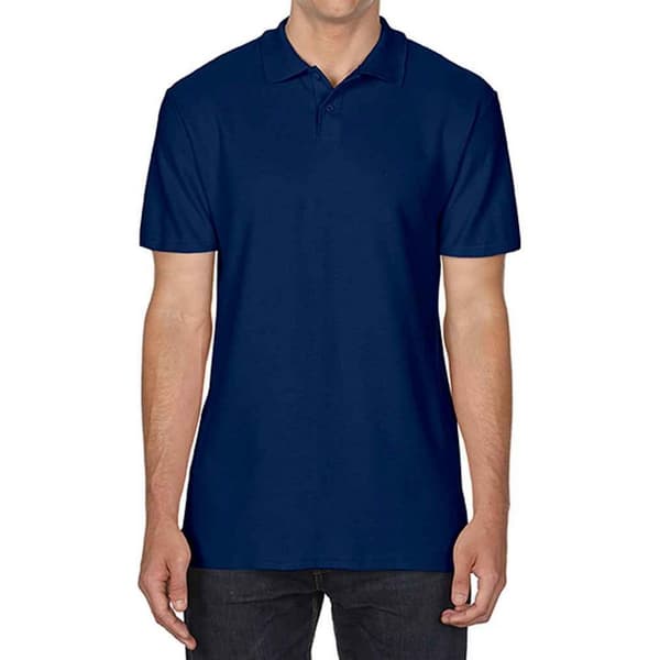 Gildan Mens SoftStyle Double Pique Polo Shirt
