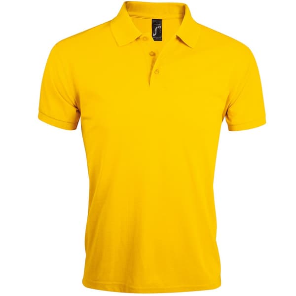 SOLS Prime Pique almindelig kortærmet poloshirt til mænd Gold XXL