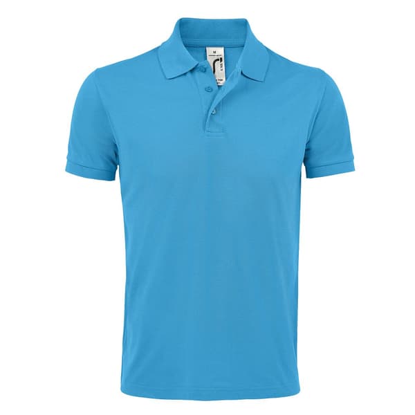 SOLs Mens Prime Pique Plain Short Sleeve Polo Shirt
