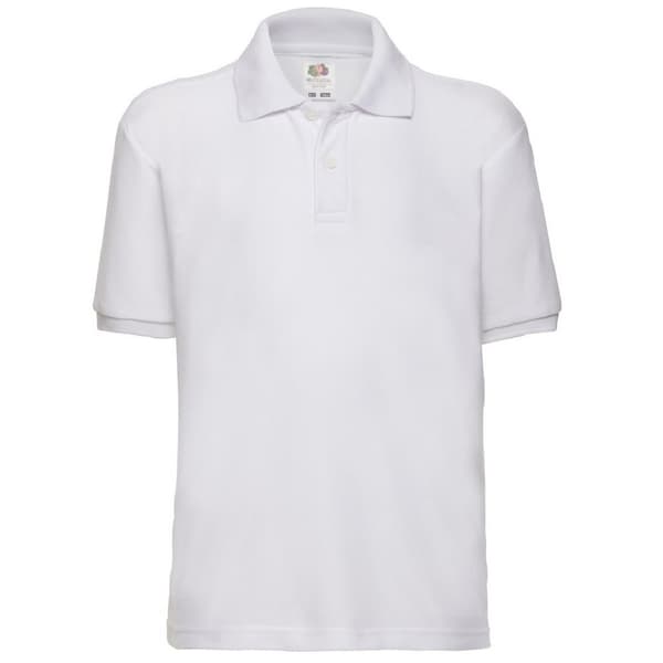 Fruit of the Loom Unisex 65/35 Pique Polo Shirt til børn/børn (pakke med 2)