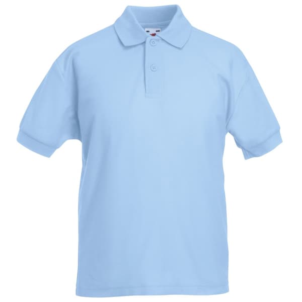 Fruit of the Loom Unisex 65/35 Pique Polo Shirt til børn/børn (pakke med 2)