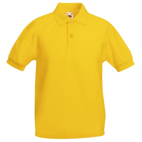 Fruit of the Loom Unisex 65/35 Pique Polo Shirt til børn/børn (pakke med 2)