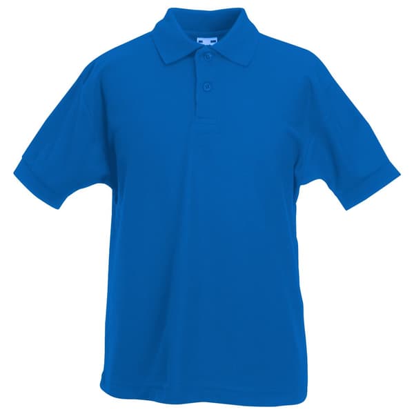 Fruit of the Loom Unisex 65/35 Pique Polo Shirt til børn/børn (pakke med 2)