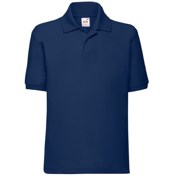 Fruit of the Loom Unisex 65/35 Pique Polo Shirt til børn/børn (pakke med 2)