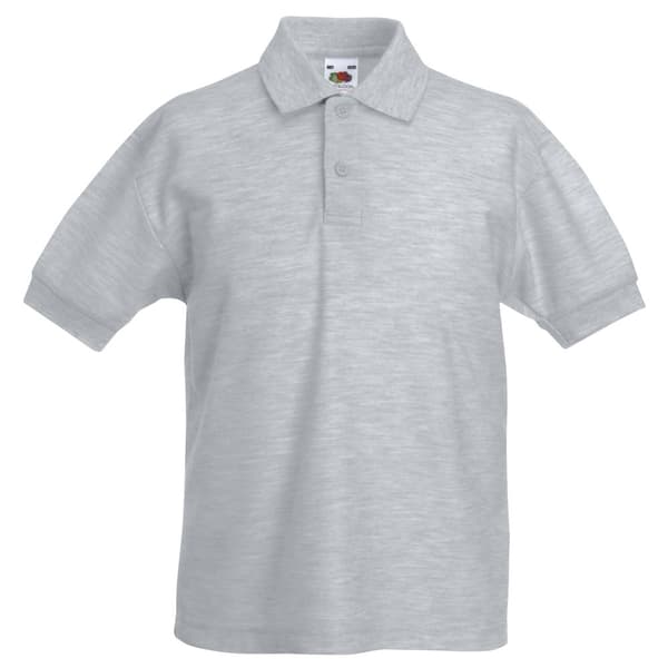 Fruit of the Loom Unisex 65/35 Pique Polo Shirt til børn/børn (pakke med 2)