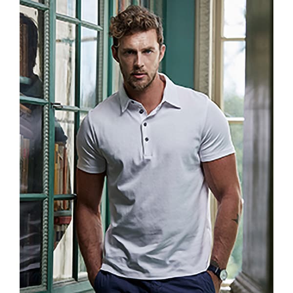 Tee Jays Pima Cotton Interlock polotröja för män