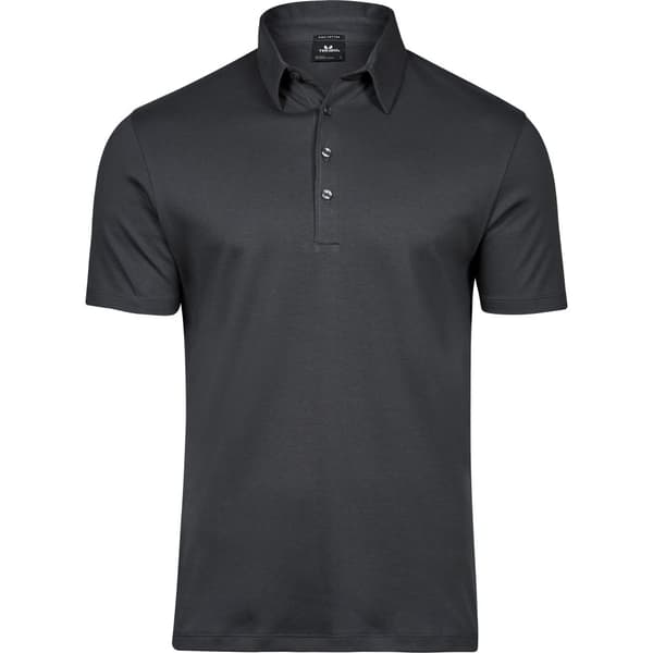 Tee Jays Mens Pima Cotton Interlock Polo Shirt
