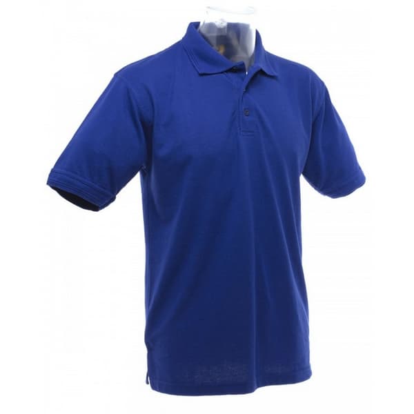 UCC 50/50 Mens Heavyweight Plain Pique Short Sleeve Polo Shirt