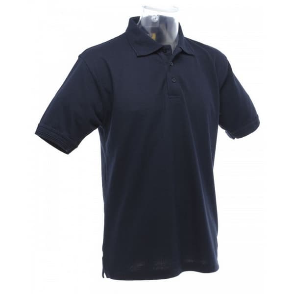 UCC 50/50 Mens Heavyweight Plain Pique Short Sleeve Polo Shirt