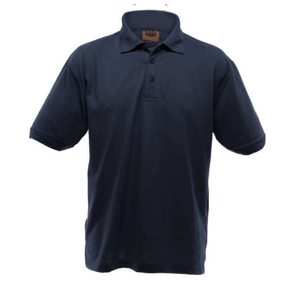 UCC 50/50 Mens Heavyweight Plain Pique Short Sleeve Polo Shirt