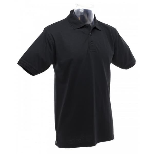 UCC 50/50 Mens Heavyweight Plain Pique Short Sleeve Polo Shirt