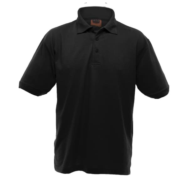 UCC 50/50 Mens Heavyweight Plain Pique Short Sleeve Polo Shirt