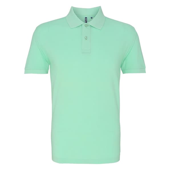Asquith & Fox Mens Plain Short Sleeve Polo Shirt