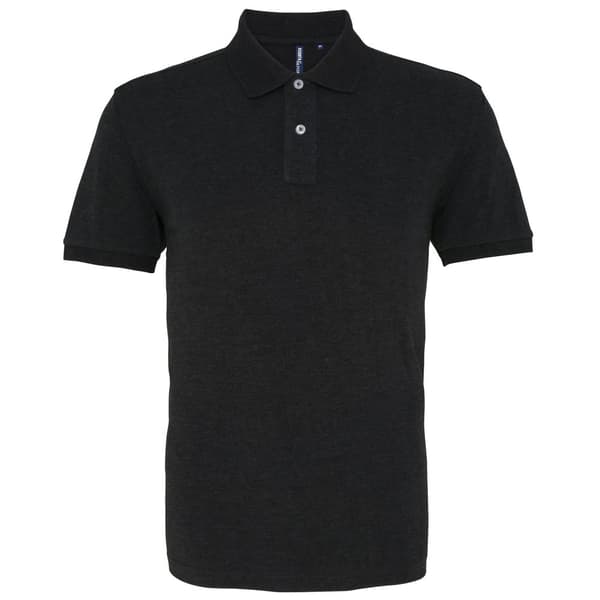 Asquith & Fox Ensfarvet kortærmet poloshirt til mænd