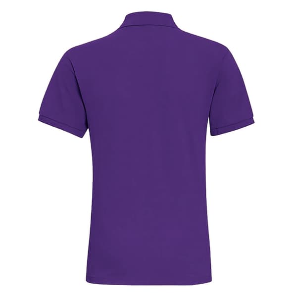 Asquith & Fox Ensfarvet kortærmet poloshirt til mænd