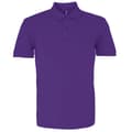 Miniatyrbillede 1 af 3: Asquith & Fox Ensfarvet kortærmet poloshirt til mænd