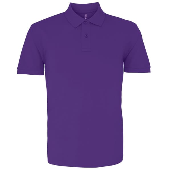 Asquith & Fox Ensfarvet kortærmet poloshirt til mænd