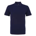 Miniatyrbillede 1 af 5: Asquith & Fox Ensfarvet kortærmet poloshirt til mænd