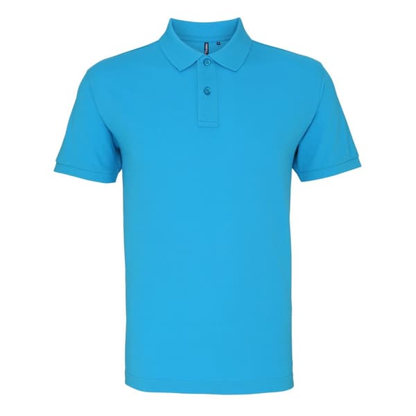 Asquith & Fox Ensfarvet kortærmet poloshirt til mænd