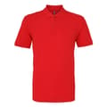 Miniatyrbillede 1 af 2: Asquith & Fox Ensfarvet kortærmet poloshirt til mænd