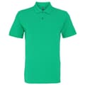 Miniatyrbillede 1 af 3: Asquith & Fox Ensfarvet kortærmet poloshirt til mænd