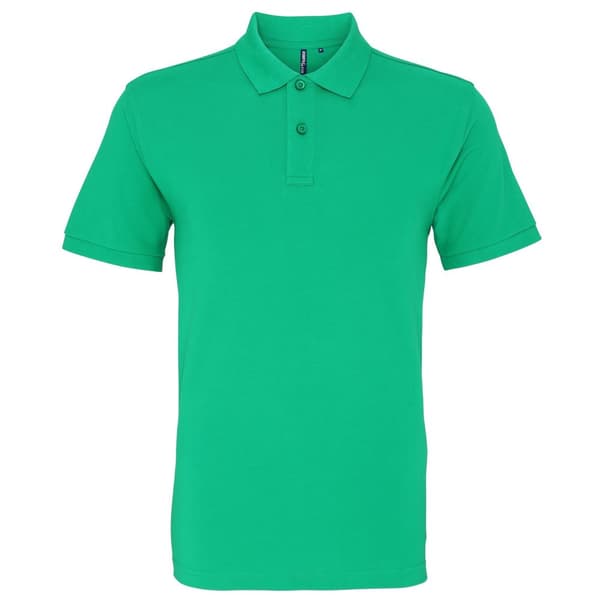 Asquith & Fox Ensfarvet kortærmet poloshirt til mænd